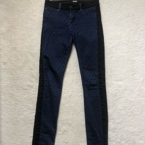 Hudson Girls diamond stitch jeans